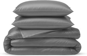 Bamboo-Silk rúmföt - Ljósgrá