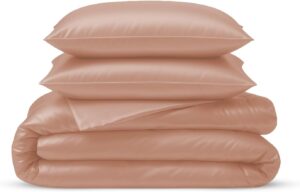 Bamboo-Silk rúmföt - Peach Fuzz