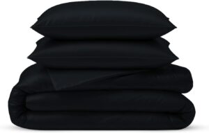 Bamboo-Silk rúmföt - Svört